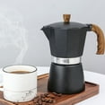 thumbnail image 2 of Opolski Octagonal Tea Pot Aluminum Classic Mocha Teapot Coffee Maker Portable Kettle, 2 of 7