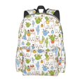 thumbnail image 2 of Disketp Cactus Plants Mochila Escolar de Gran Capacidad y Peso Ligero, Mochila de Viaje Ideal para Escuela, Trabajo y Uso Diario, Cómoda y con Estilo, 2 of 8