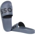thumbnail image 4 of Boss Sean Slider Men's Slip On Pool Sandal In Grey Size 10, 4 of 6