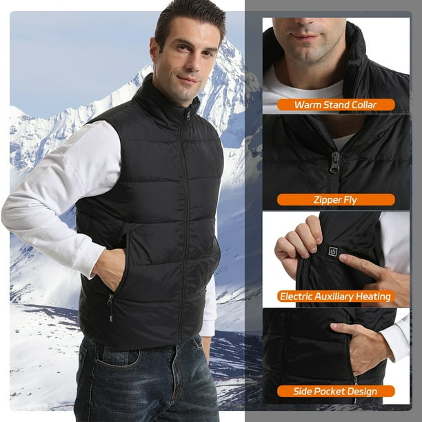 Heated down vest outlet