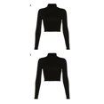 thumbnail image 3 of Guardurnaity Camiseta de mujer con espalda abierta Camiseta hueca Camiseta de manga larga de poliéster Ropa superior, L Type1 NO1 Guardurnaity CBP167364, 3 of 6