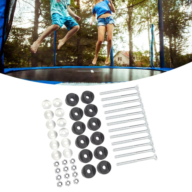 Tuercas de Pernos ANGGREK para Trampolín, Tornillos de Alta Seguridad, 12 Piezas