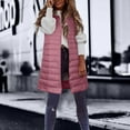 thumbnail image 2 of UJNDER Women's Winter Vest Thin and Light Down Gilet Quilted Jacket for Women Outdoor Coat Vest with Pockets Pink XS, 2 of 6
