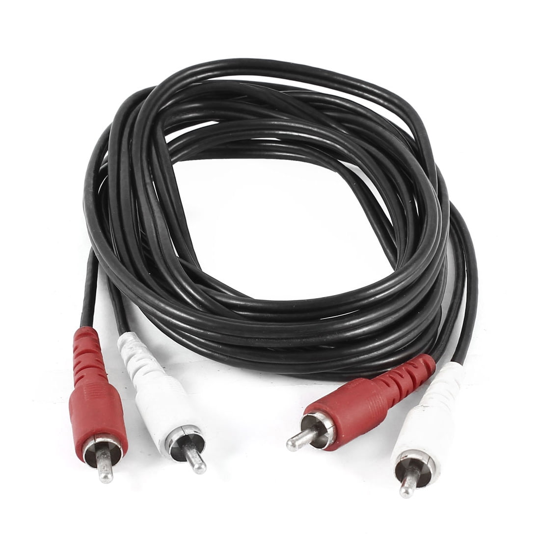 10Ft Long 2 RCA Male to 2 RCA Male Audio Stereo Speaker Y Adapter Cable