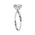 thumbnail image 3 of IGI Certified Lab Grown Diamond Solitaire Engagement Rings For Women, Center 8mm Cushion Cut 4-Prong Anniversary Wedding Ring In 18K Solid White Gold F-G, VS-SI Quality (2.65 Cttw) Ring Size-5.5, 3 of 6