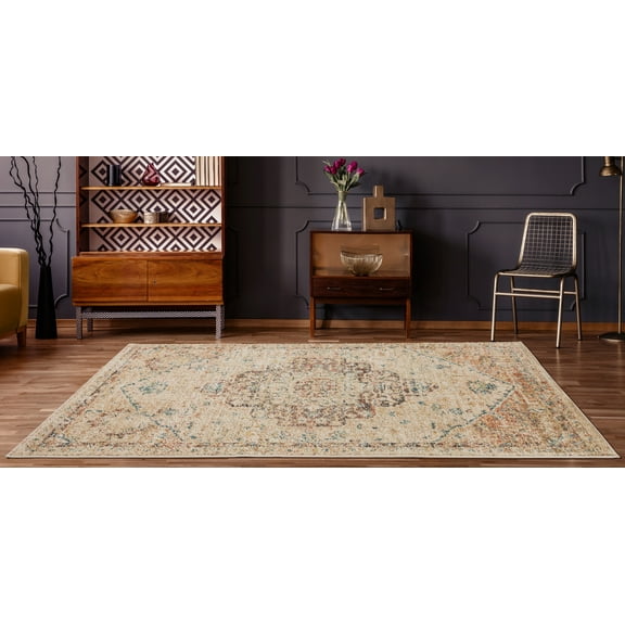 United Weavers Storybrooke Maple Oriental Bone Woven Olefin/Frieze Area Rug or Runner