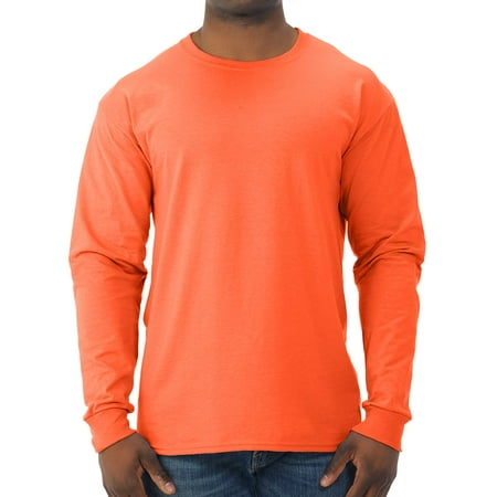 885306386610 UPC - Jerzees Men's Adult Long Sleeve Tee, Safety Orange ...