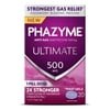 Phazyme Ultimate Gas Bloating Relief Works in Minutes 500 mg Simethicone Fast Gels (Pack of 2)