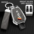 thumbnail image 2 of Zinc Alloy Leather Car Key Cover For Mercedes Benz G63 B 2/3 buttons A B C E Class W176 GLC CLA AMG W177 W212 W213 Car Key Case, 2 of 12