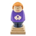 thumbnail image 1 of Figuras de la escultura de madera Arte 3D Artesanía artificial Dibujos animados Decoración Ornamento Prop Regalo para niños para fuera del dormitorio interior púrpura sidaley HA009917-01B, 1 of 6