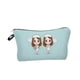 thumbnail image 1 of Bolsa de cosméticos para mujer, bolsa de maquillaje para viajes al aire libre, regalo para la semana de la enfermera para hombres y mujeres. Verde claro, 1 of 9
