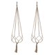 thumbnail image 3 of Ganfancp 6Pcs Colgador de Plantas Maceta de Flores Cuerda de Algodón Pared Planta Interior Decoración Del Hogar Ofertas Flash Liquidación 6X Cordón, 3 of 7