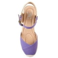 thumbnail image 5 of Journee Womens Ashlyn Wedge Heel Espadrille Sandals, Widths Available, 5 of 9