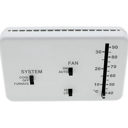 LAMIRO RV Thermostat For RV Analog Thermostat Only For Heat/Cool Camper