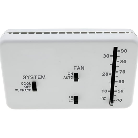 LAMIRO RV Thermostat For RV Analog Thermostat Only For Heat/Cool Camper