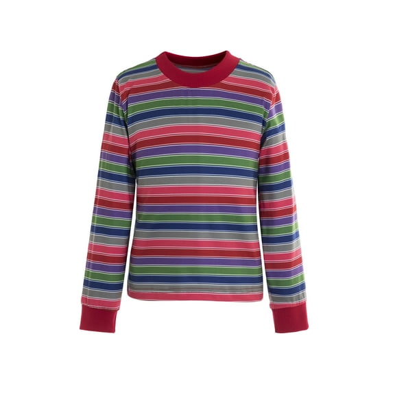 Kids Chucky Halloween Costume child's rainbow stripe t shirts