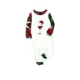 thumbnail image 2 of RXMEKW Plaid Print Long Sleeve Pajama Set for Men for Family Matching at Christmas Red 12M, 2 of 5