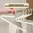 thumbnail image 6 of Pants Hangers Non Slip,10 Pack Open Ended Hangers for Pants, Metal Jean Rack for Closet,Open-Ended Trouser Hanger,Non Slip Household Wardrobe Hanging Trousers Storage Trouser Clip Z Shaped Hanger, 6 of 6