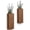 Walnut, variant on Wood Wall Planter Set of 2, Wall Pocket for Greenery and Dried Flowers, Indoor Wood Hanging Vase, Modern Farmhouse Wall Decor for Living Room Bedroom Office Eucalyptus Stems Decorations (Walnut)