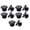 Stopper model 02, variant on 10Pcs Mountain Bicycles Accessory Plastic Bicycles End Caps Set for Most Bicycles Bicycles Handlebar End Plugs