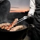 thumbnail image 4 of Pinzas de acero inoxidable para salchichas de barbacoa | Pinzas giratorias para parrilla de perritos calientes y carne | Pinza de cocina resistente al calor de grado alimenticio para asar, 4 of 9