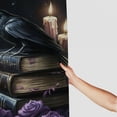 thumbnail image 3 of Patifu Crow Books Candles Shower Curtain 100% Polyester Chic Modern Decor 60"x72, 3 of 7