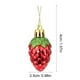 thumbnail image 3 of Decoración para árbol de Navidad con diseño de fresas extraterrestres pintadas, colgantes navideños, accesorios, regalos de Navidad, 6 unidades, 3 of 7