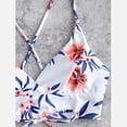 thumbnail image 5 of YUIVH Women's Bikini Sets High Neck Tropical Print Bikini Flower Size Beachwear Sets Two Women Split Swimsuit Plus Piece Swimwears Tankinis Set Sexy Swimming Pool Bathing Suits, 5 of 6