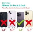 thumbnail image 2 of iPhone 14 Pro Case Magnetic Clear with Camera Lens Protector Full Protection MagSafe Electroplated Silicone Dust-Proof Net Shockproof Protective Case Cover 6.1 Inch - Gold, 2 of 6