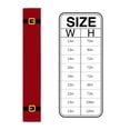 thumbnail image 6 of Christmas Santa Table Runner 70 Inches, Black Golden Belt Red Backdrop Bed Runner Dresser Scarves Tabletop for Indoor Outdoor Parties/Ceremony/Banquet, 13" x 70", 6 of 8