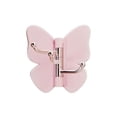thumbnail image 2 of Rotating Butterfly Triple Hook, Wall Mounted Hanger for Coats Bags and Towels, Decorative and Functional Organizer for Home Entryway and Bedroom Pink, 2 of 3