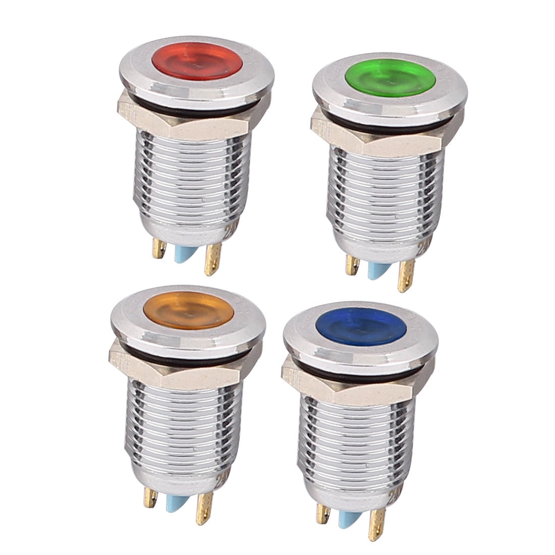 5Pcs AC110V 22mm Thread LED for Electronic Indicator Signal Light Five color 