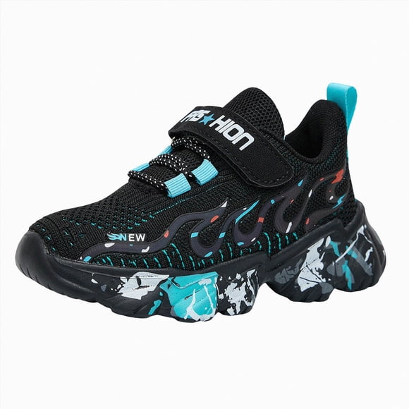 Kogui Kids Basketball Shoes Kids Athletic Shoes, Lightweight Running Sneakers, Sport Shoes, Boys Size 4.5 (Blue,Big Kids 4.5)
