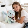 thumbnail image 4 of Interactive Electronic Pet Kitten Robotic Cat Plush Toy Battery Operated Animated Stuffed Animal with Purring Sounds Walking Movements Scarf for Kids Adults Birthday Gifts Christmas Decor, 4 of 5
