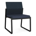 thumbnail image 1 of Fauteuil d'Appoint Sans Accoudoirs pour Réception Gansett / Acier Noir / Bleu / Bleu, 1 of 5
