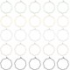thumbnail image 1 of 50 piezas de 5 colores de acero inoxidable para copas de vino, aros, pendientes, aros redondos para abalorios, para hacer joyas, manualidades, tamaño interior: 25 mm, 1 of 9