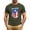 Army Green, variant on Men American Flag Print Short Sleeve T-Shirt, Casual Graphic Tee for Summer Spring Autumn Holiday Daily Wear(Blue,XL)