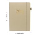 thumbnail image 4 of Sylvtty 2026 Planner A5 Notebook 144 Sheets Hardcover Daily Journal Calendar Multifunctional Work-Life Balance Schedule for Travel College Home, 4 of 6