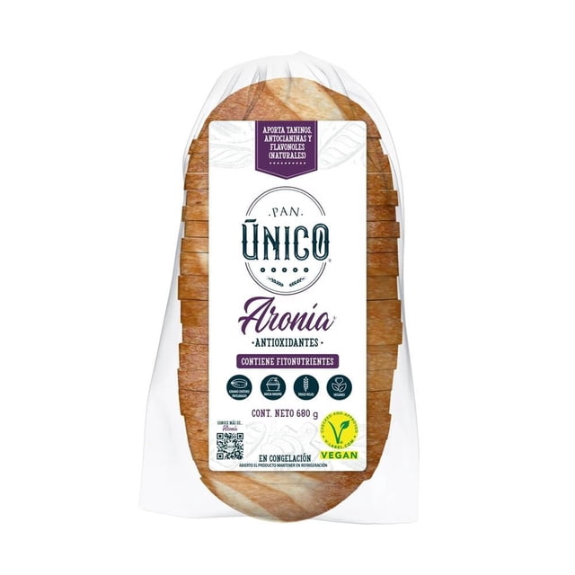 Pan Único Aronía contiene fitonutrientes antioxidantes 680 g