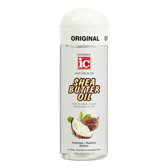 Fantasia ic Shea Butter Oil Hair Polisher, 6 oz., Dry Hair Type, Moisturizing, Unisex