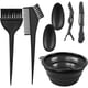 thumbnail image 1 of Black Hair Dye Brushes, Hair Coloring Brush and Mixing Bowl Set, with Hair Dye Mixing Bowl (6 Pcs), 1 of 5