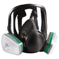 thumbnail image 2 of Xinyat 3M 6800 Full Facepiece Reusable Respirator Protection Large Lens ANSI High Impact Silicone Four Point Harness Comfortable Fit Painting Dust, 2 of 4