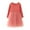 AB58 Pink, variant on Tisuna Kids Long Sleeve Dress Girls Breathable Solid Color Mesh Dresses Toddler Outdoor Wear Crewneck Dress Size 12-18 Months