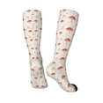 thumbnail image 4 of Daiia Sports Socks Mushroom Printed Novelty Crew Socks for Men Women Knee High Socks Cotton Socks Soft & Breathable Support Unisex Socks, 4 of 9