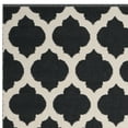 thumbnail image 5 of SAFAVIEH Montauk Proinsias Geometric Cotton Area Rug, Black/Ivory, 5' x 8', 5 of 6