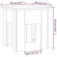 thumbnail image 3 of Mesa de Centro Casafoyer en Madera Ingeniería Sonoma Gris 40x40x42 cm, 3 of 5