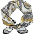 thumbnail image 2 of ZAZAIKS 100% Silk Head Scarf for Women - 27" Hair Scarves Satin Head Scarf Bandanas Square Silk Hair Night Sleeping with Gift Packed, 2 of 7