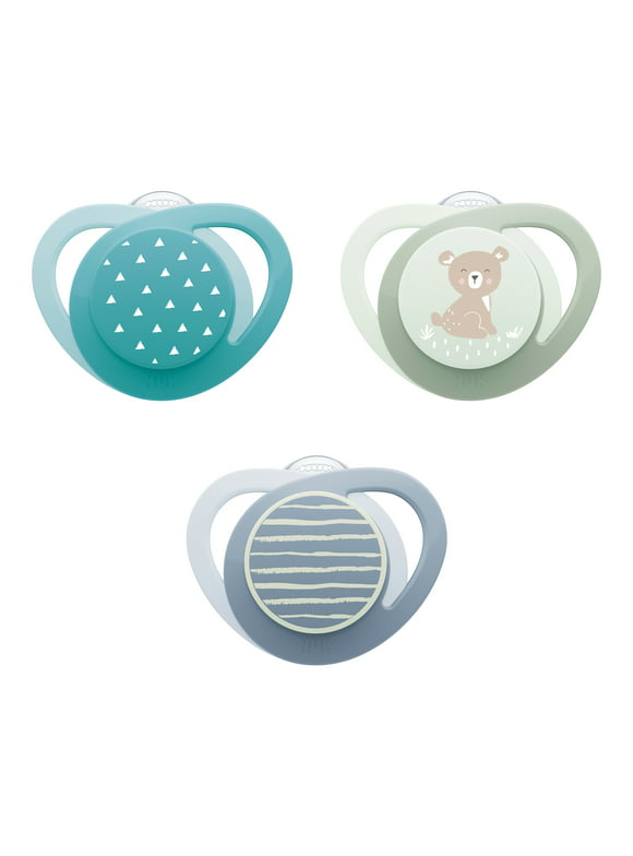 NUK Orthodontic Pacifier, 3-Pack, 6-18 Months