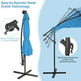 thumbnail image 5 of Topbuy 8.4 ft Blue Patio Umbrella, LED Lights and Rust Resistant, 5 of 7