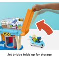 thumbnail image 3 of Fisher-Price Little People Toddler Toy Everyday Adventures Airport Playset with Airplane for Preschool Pretend Play Ages 1+ Years, 3 of 6